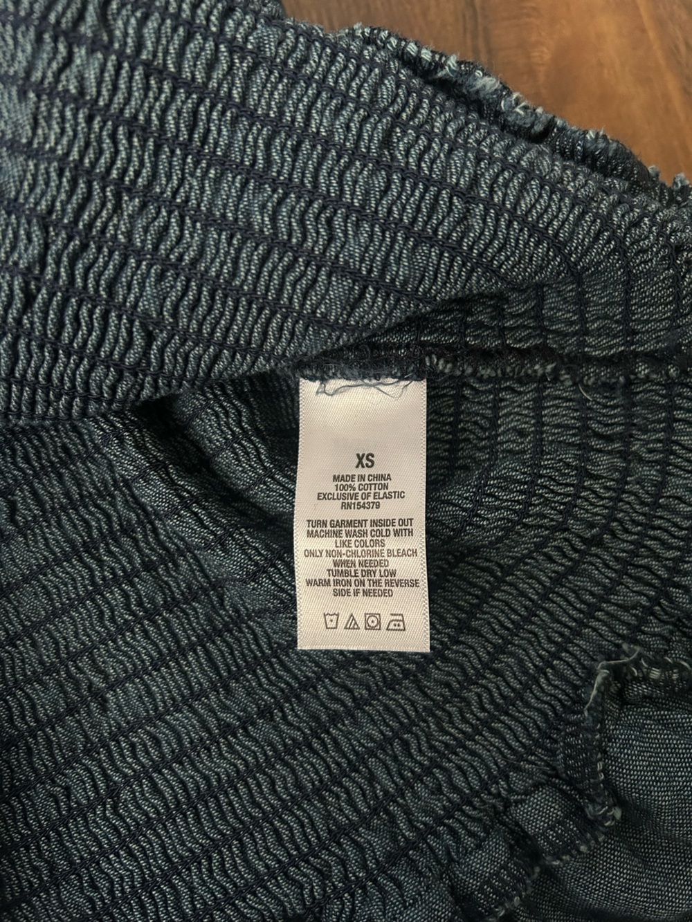 Aeropostale Navy Smocked Bodycon Dress | XS - Picture 7 of 9